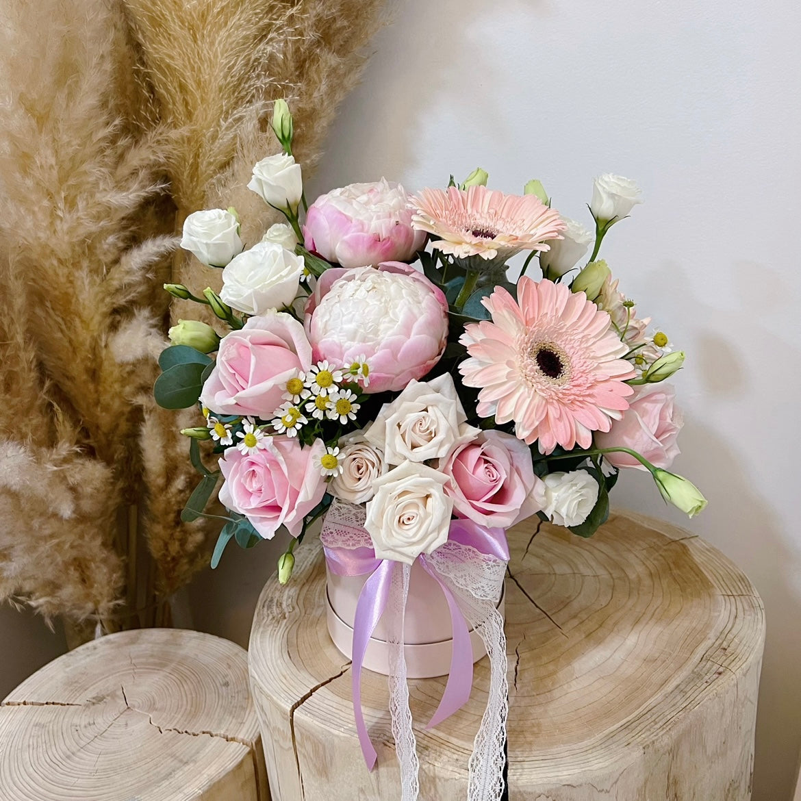 Peony Bloom Box – Ladyblooms Floral & Gifts