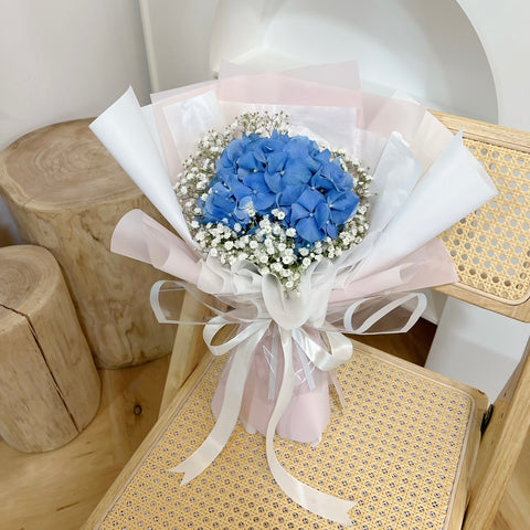 Fresh Bouquet - Hydrangea with Baby's Breath