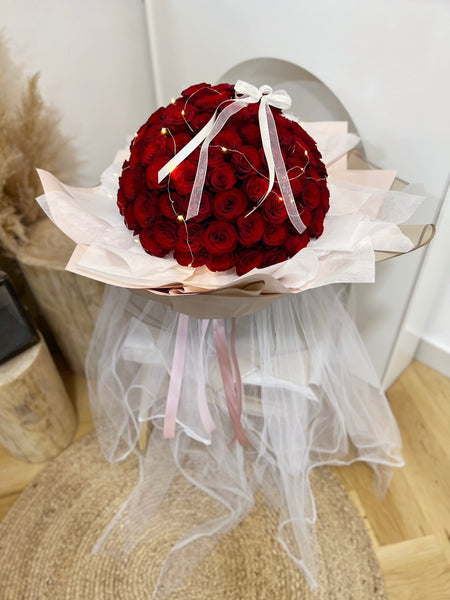 99 Roses Bouquet - Deeply in Love