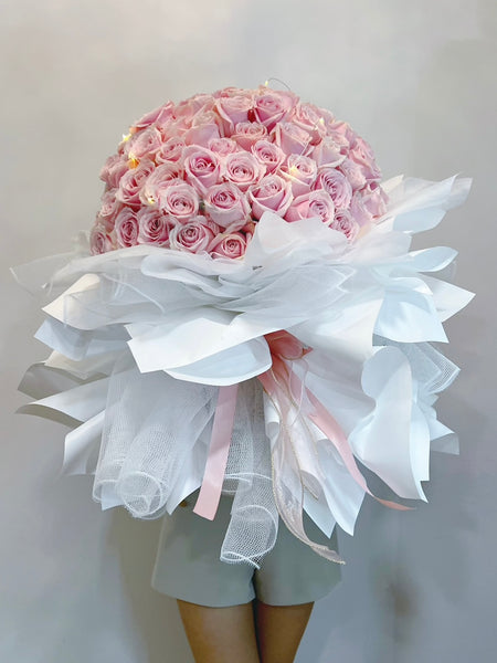 99 Roses Bouquet - Everlasting Love