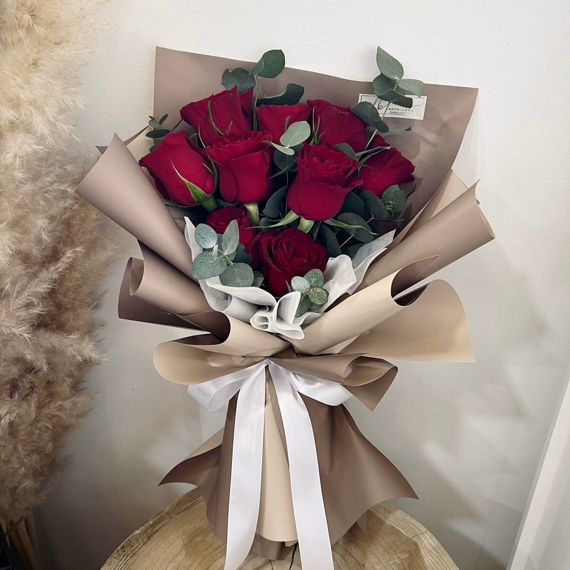My Romance - 9 Stalks Fresh Red Roses