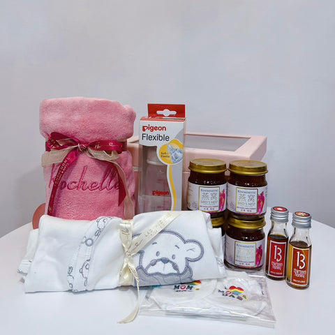 Mummy and Baby Gift Box with Honey