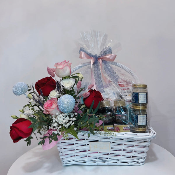 Floral Baby Hamper - For Twins (Girl & Boy)