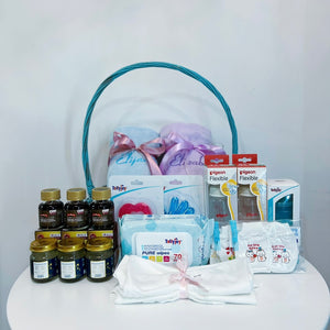 Floral Baby Hamper - For Twins (Girl & Boy)