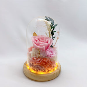 Glass Dome - Pink Wonderland