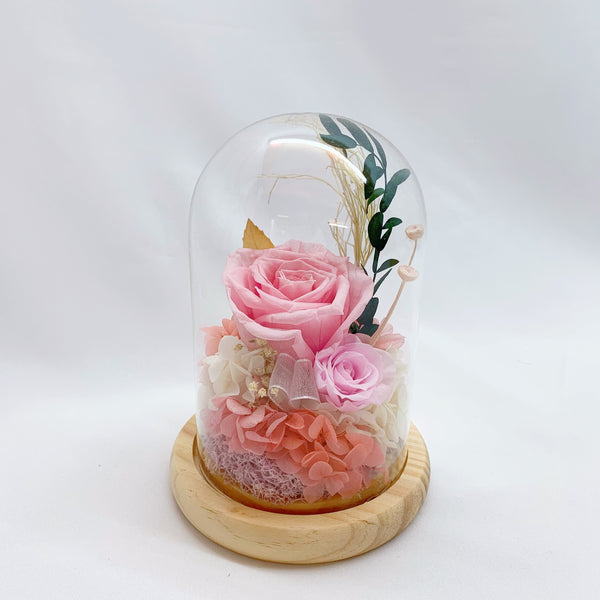 Glass Dome - Pink Wonderland