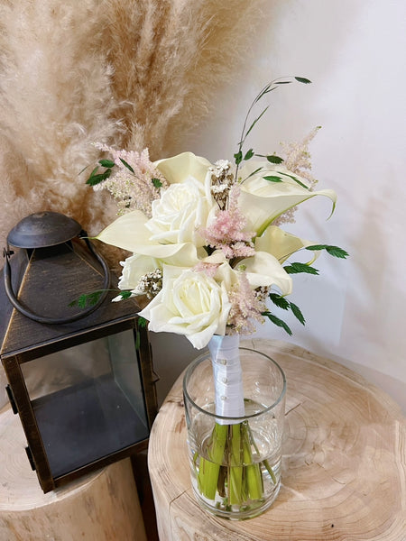 Bridal Bouquet - Calla Lily with White Roses