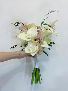 Bridal Bouquet - Calla Lily with White Roses