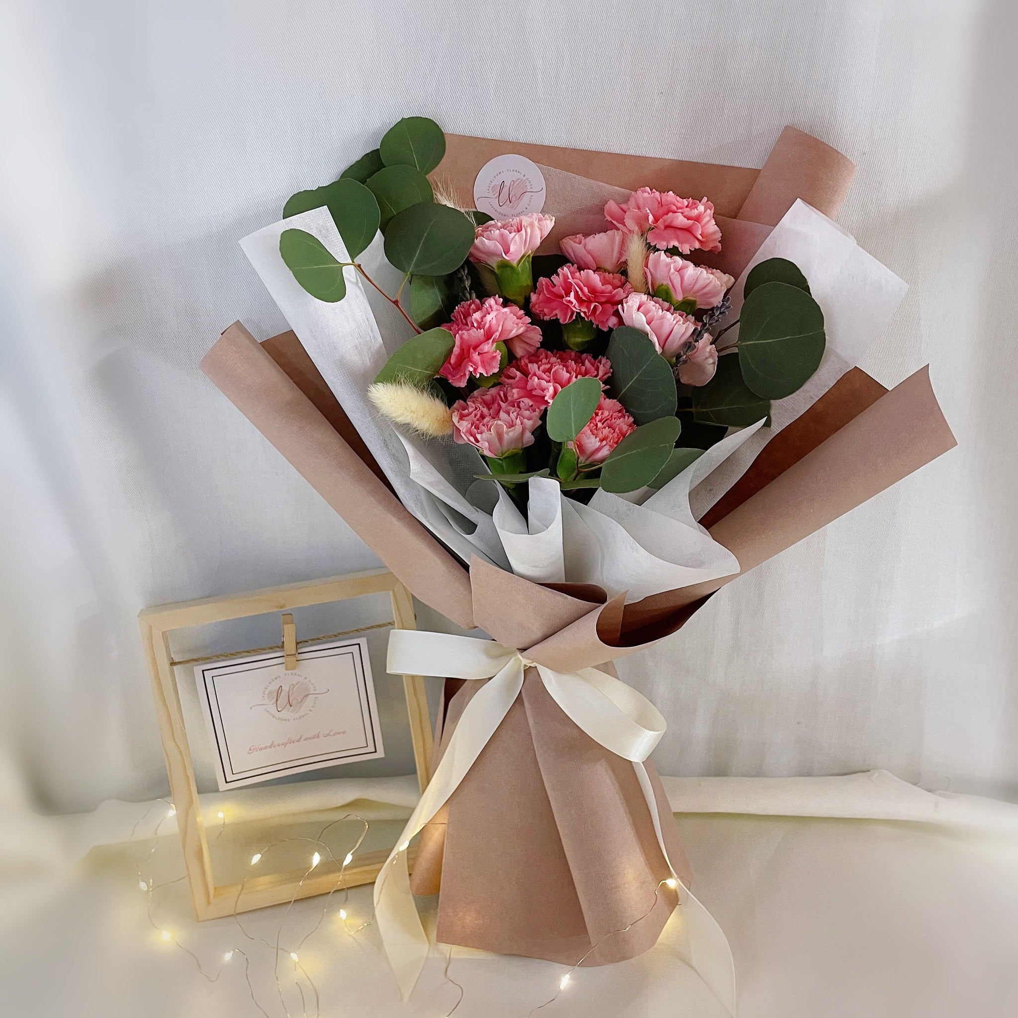 Carnation Bouquet - Light Pink