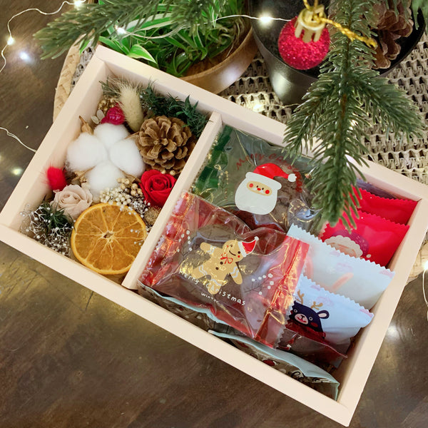Christmas Cookies Floral Box