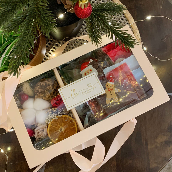 Christmas Cookies Floral Box