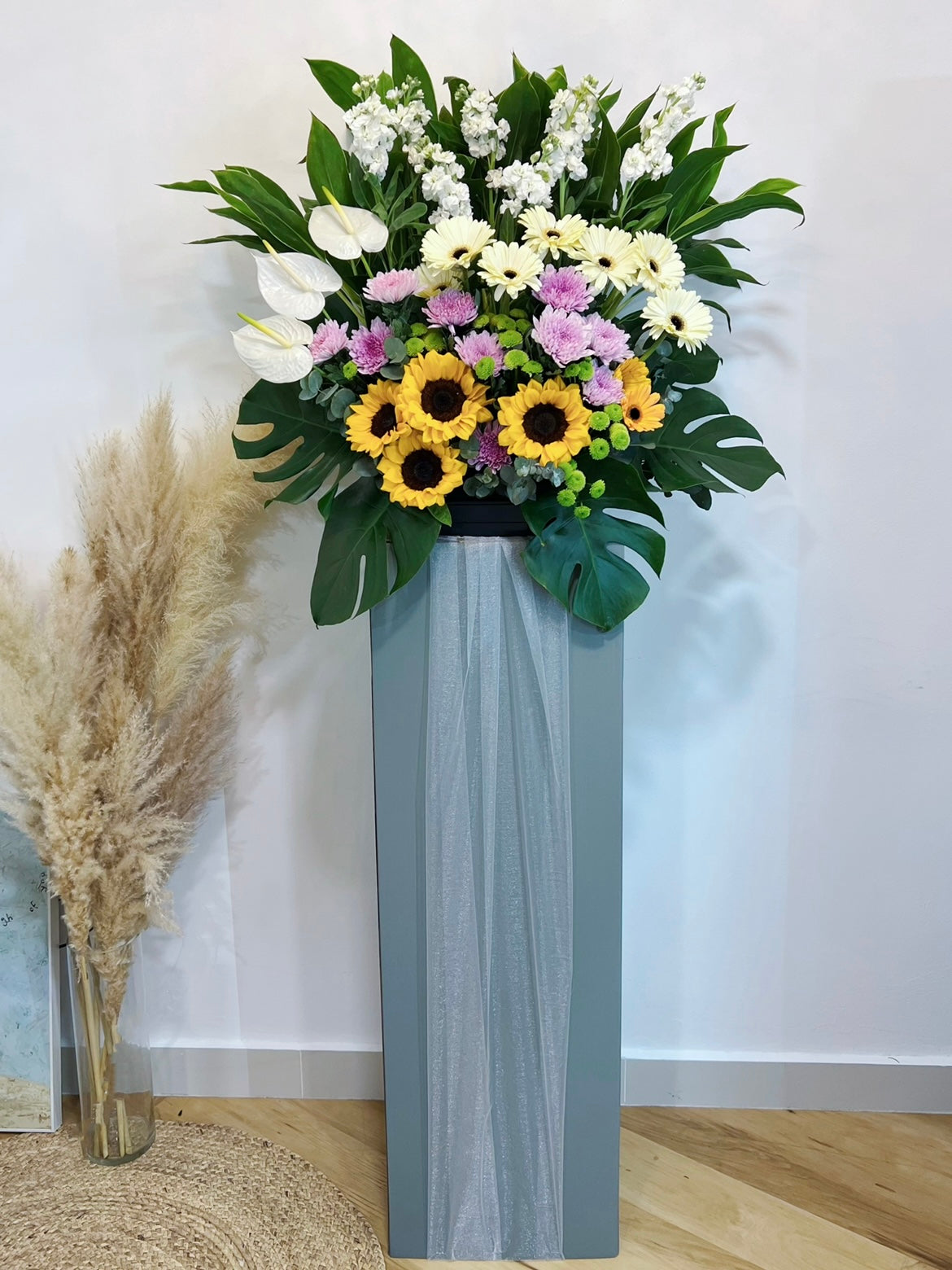 Condolence Floral Stand - Strength