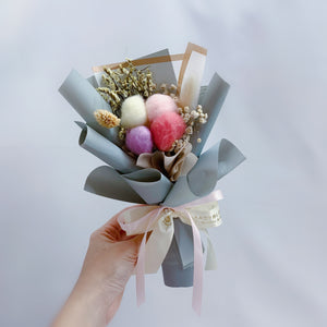Preserved Flowers Bouquet - Sweet Cotton Candy