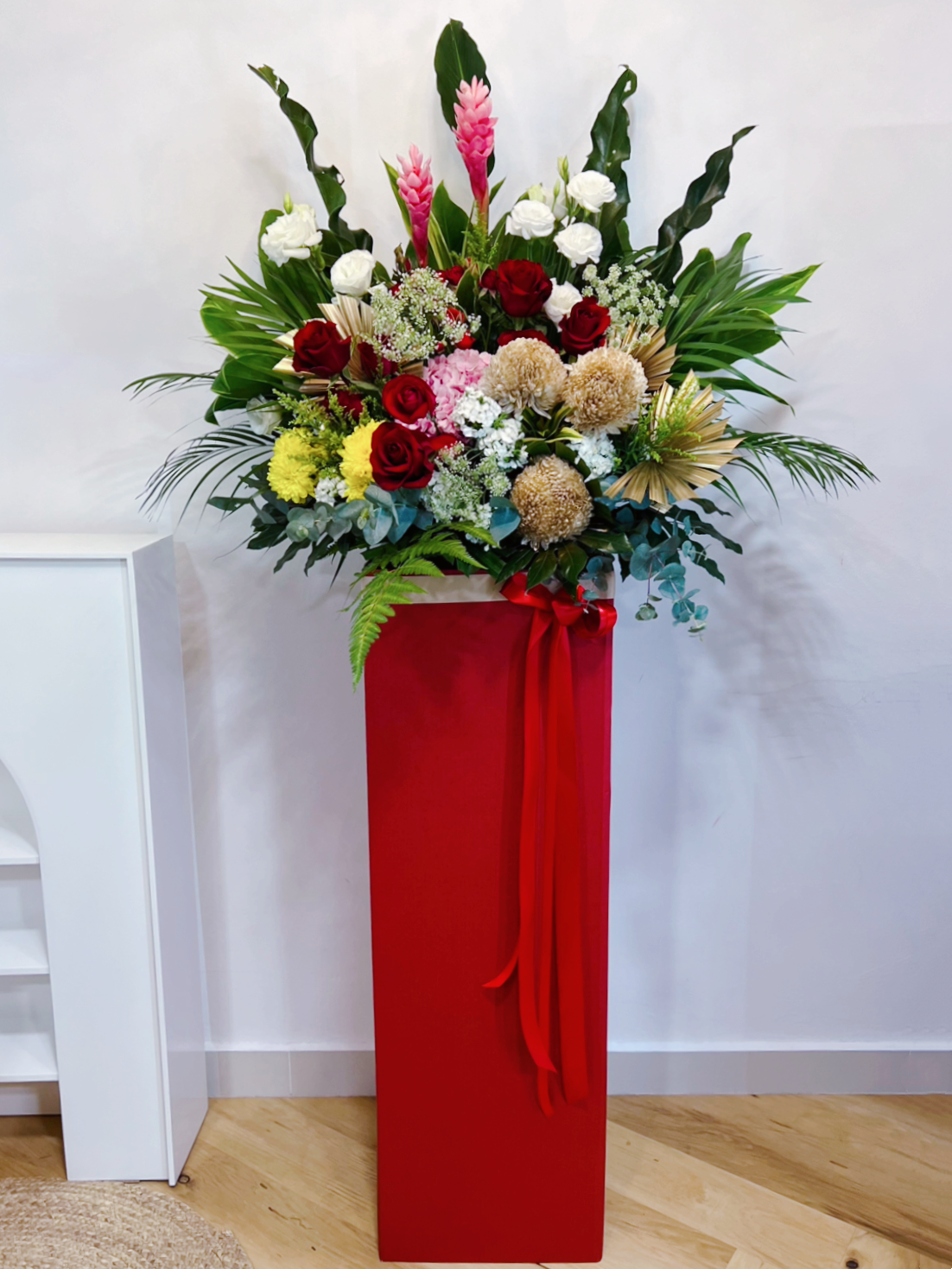 Grand Opening Floral Stand - Dazzling Blooms