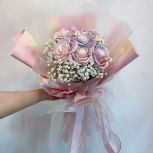 Fresh Dreamy Rainbow Rose - Floral Bouquet