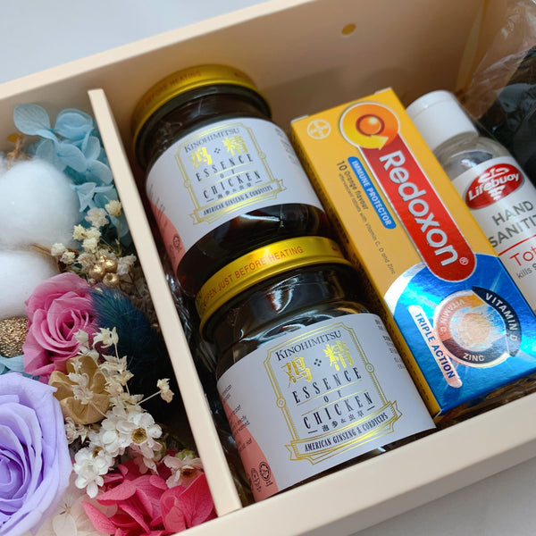 Wellness Floral Box with Chicken Essence