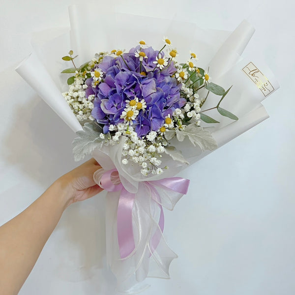 Fresh Bouquet - Hydrangea with Daisy