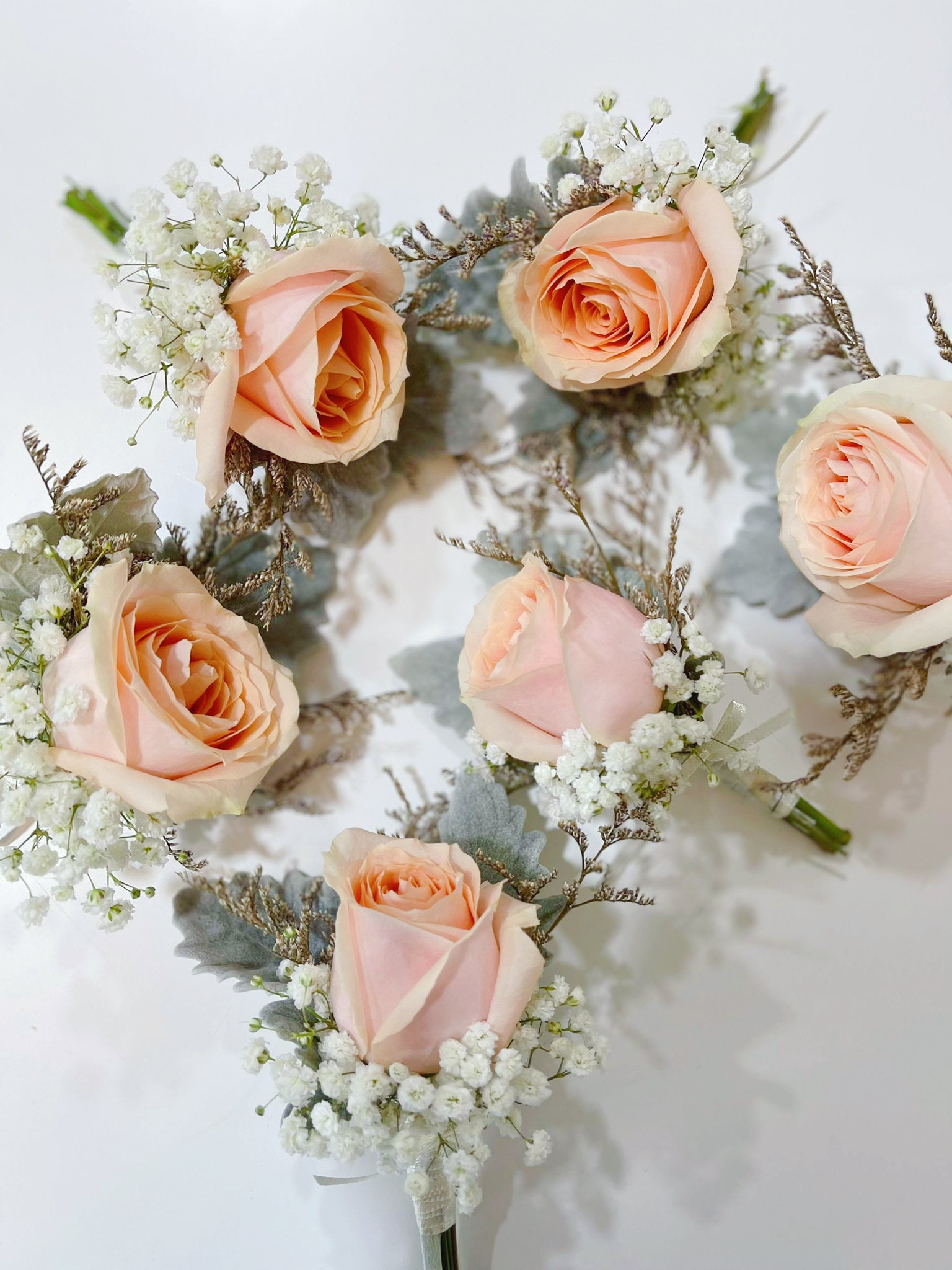 Fresh Flowers Boutonnière - Peach Rose