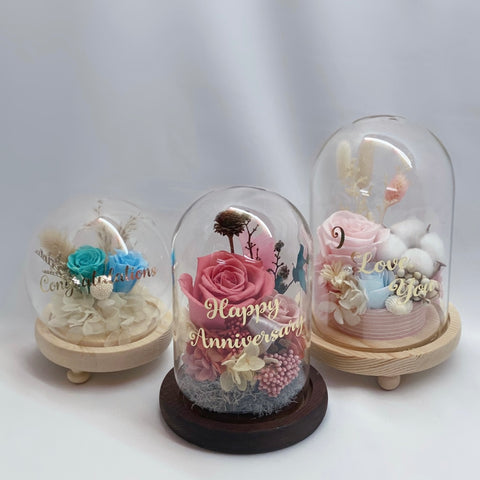 Customised Glass Domes