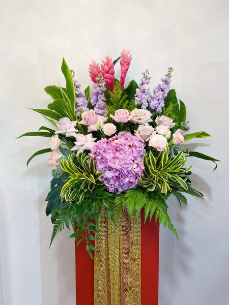 Grand Opening Floral Stand - Golden Fortune