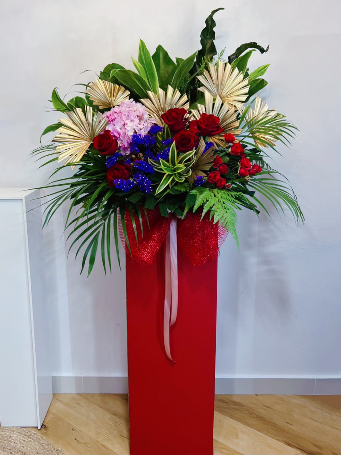 Grand Opening Floral Stand - Hello to Success