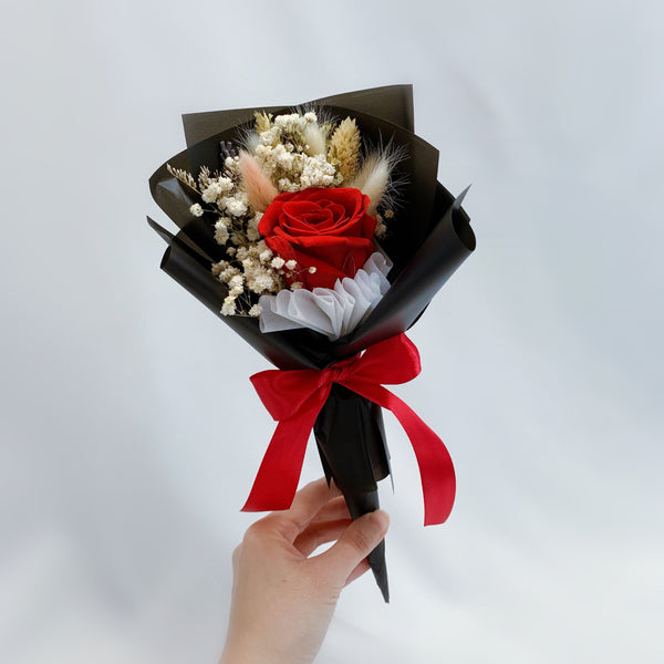 Preserved Flowers Bouquet - Red Rose