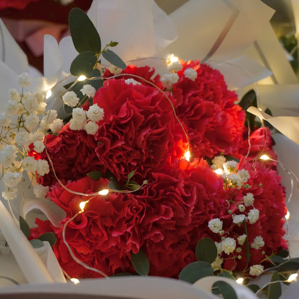 Carnation Bouquet - Magenta Pink