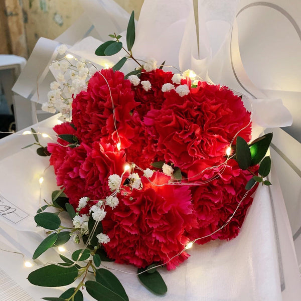 Carnation Bouquet - Magenta Pink
