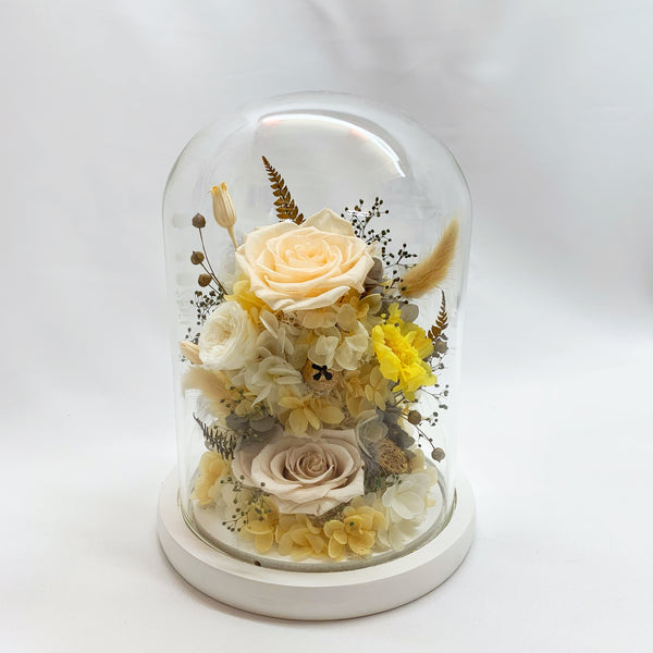 Glass Dome - Luxurious Yellow