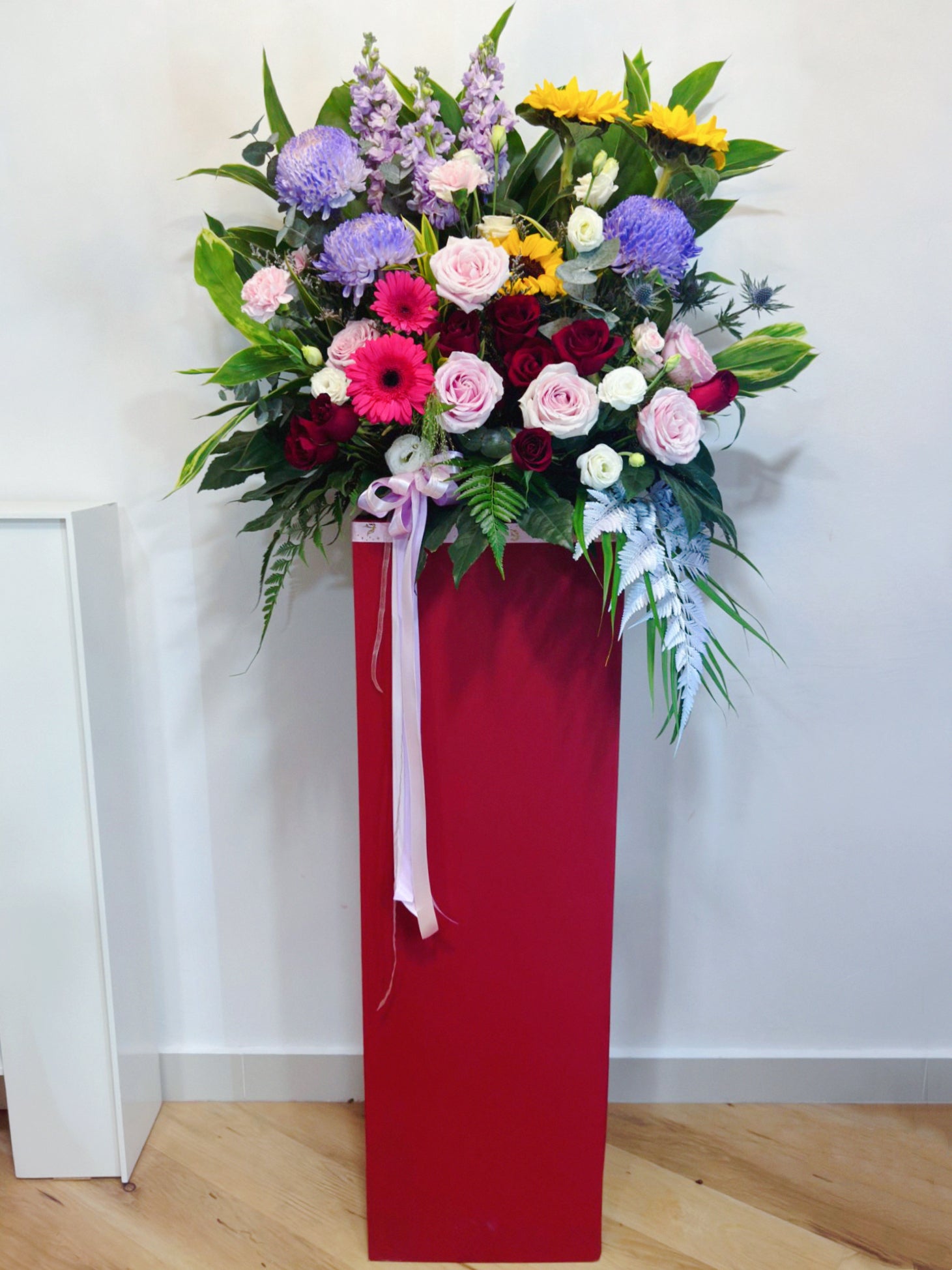 Grand Opening Floral Stand - Shimmering Success