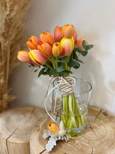 Bridal Bouquet - Orange Tulips