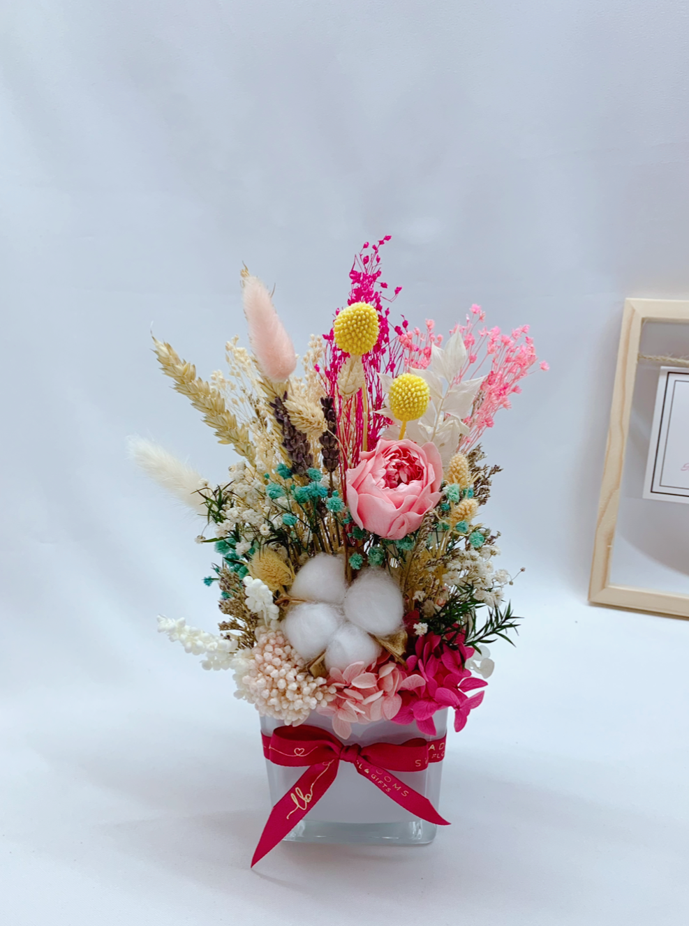 Petite Vase Arrangements - Cottony Touch
