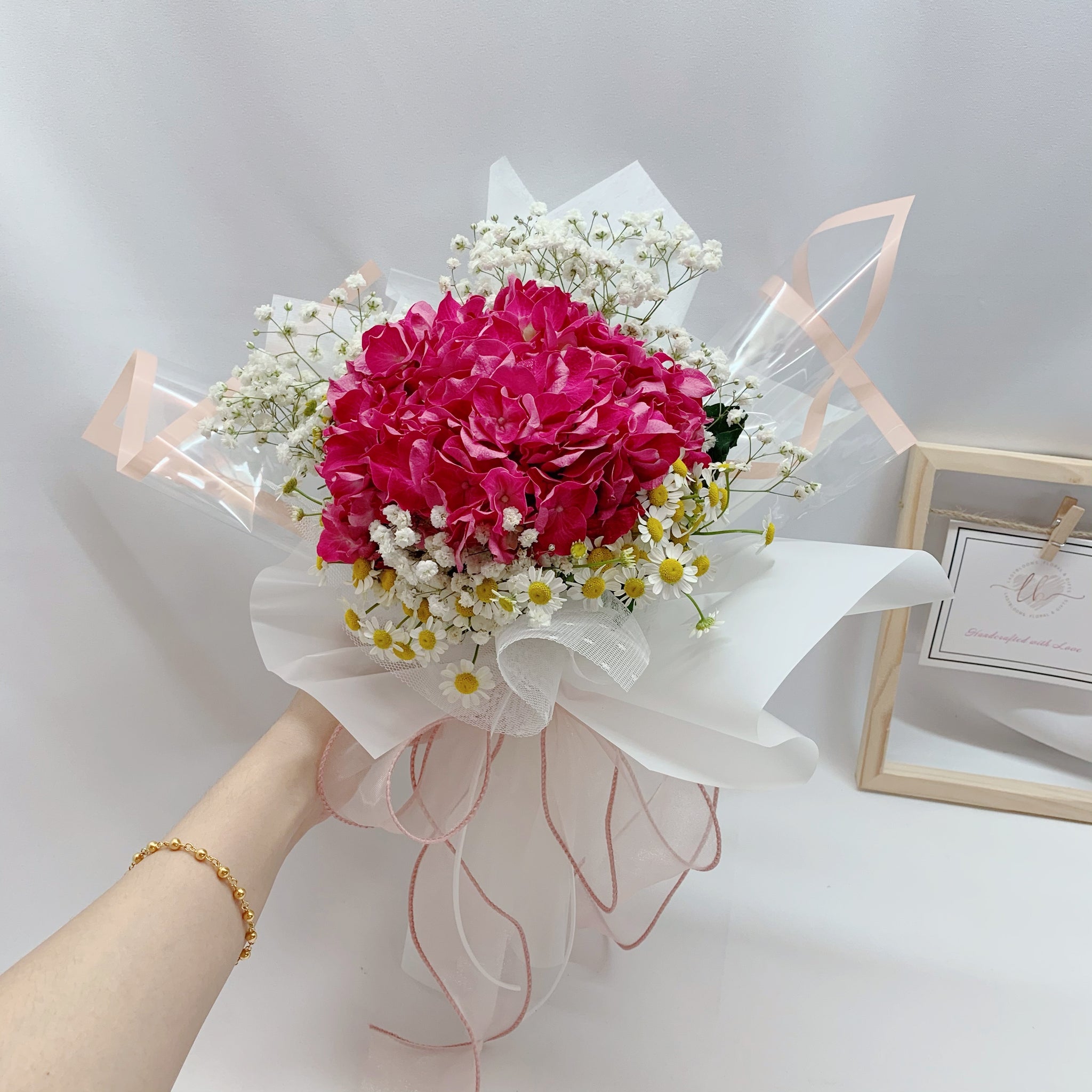Hydrangea Bouquet - Pink Lady