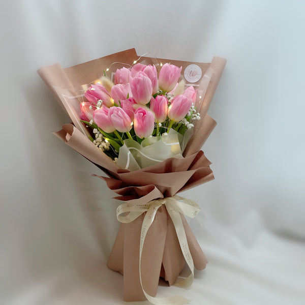 Tulips Bouquet - Pink Perfection