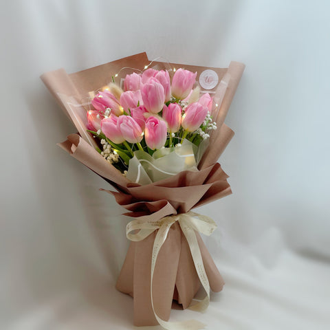 Tulips Bouquet - Pink Perfection