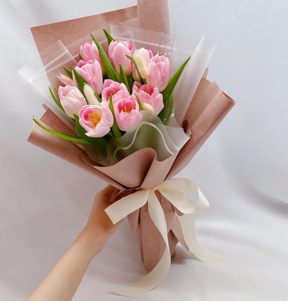 Tulips Bouquet - Pink Perfection