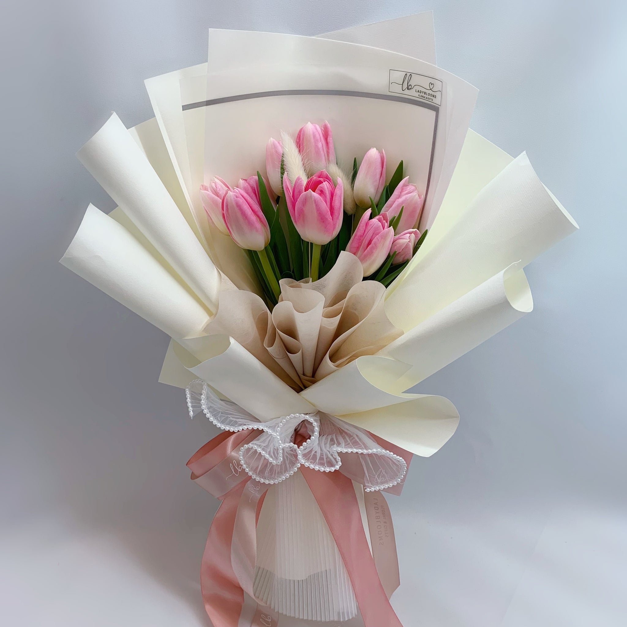 Classic Tulips Bouquet in Pink