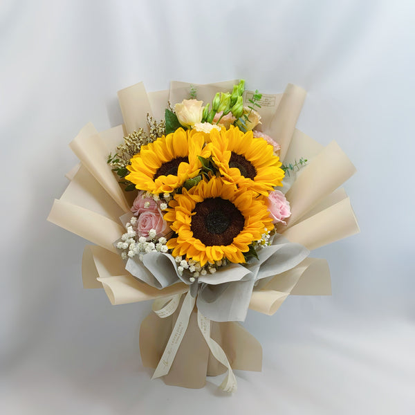 Sunflower Bouquet - Pink Wonderland