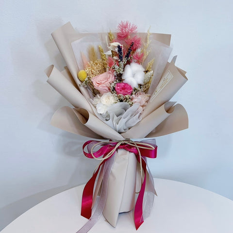 Preserved Flowers Bouquet - Best Wishes