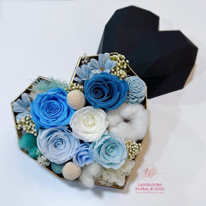 Preserved Roses in Heart