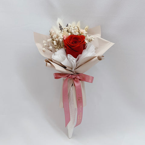 Preserved Flowers Bouquet - Red Rose