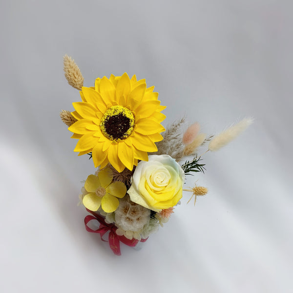 Petite Vase Arrangements - Sunflower