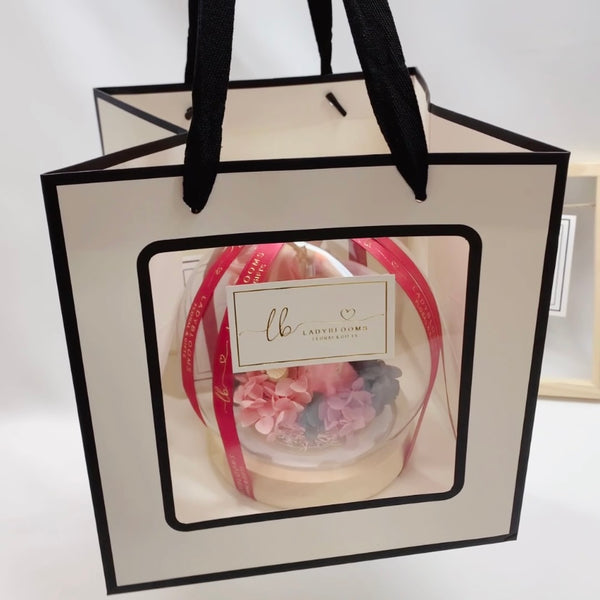 Sweet Princess Floral Glass Domes