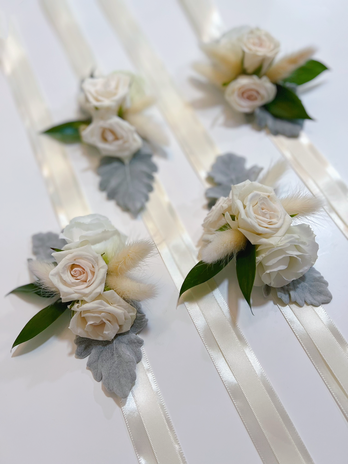 Wrist Corsage - Cream