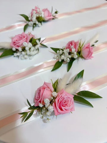 Wrist Corsage - Pink