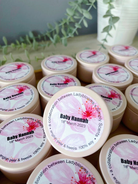 100% Soy Wax Candle - Mini Tin