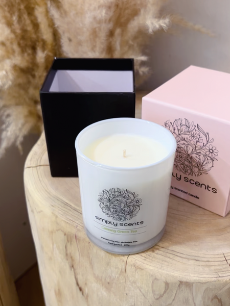 Soy Wax Candle - Calming Green Tea