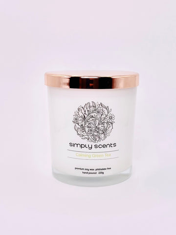 Soy Wax Candle - Calming Green Tea