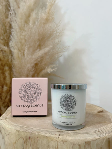Soy Wax Candle - Calming Green Tea