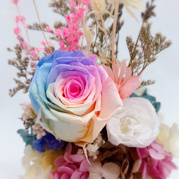 Petite Vase Arrangements - Rainbow